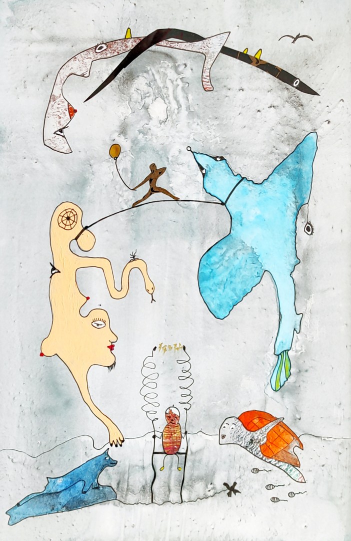 20x30, mixed media